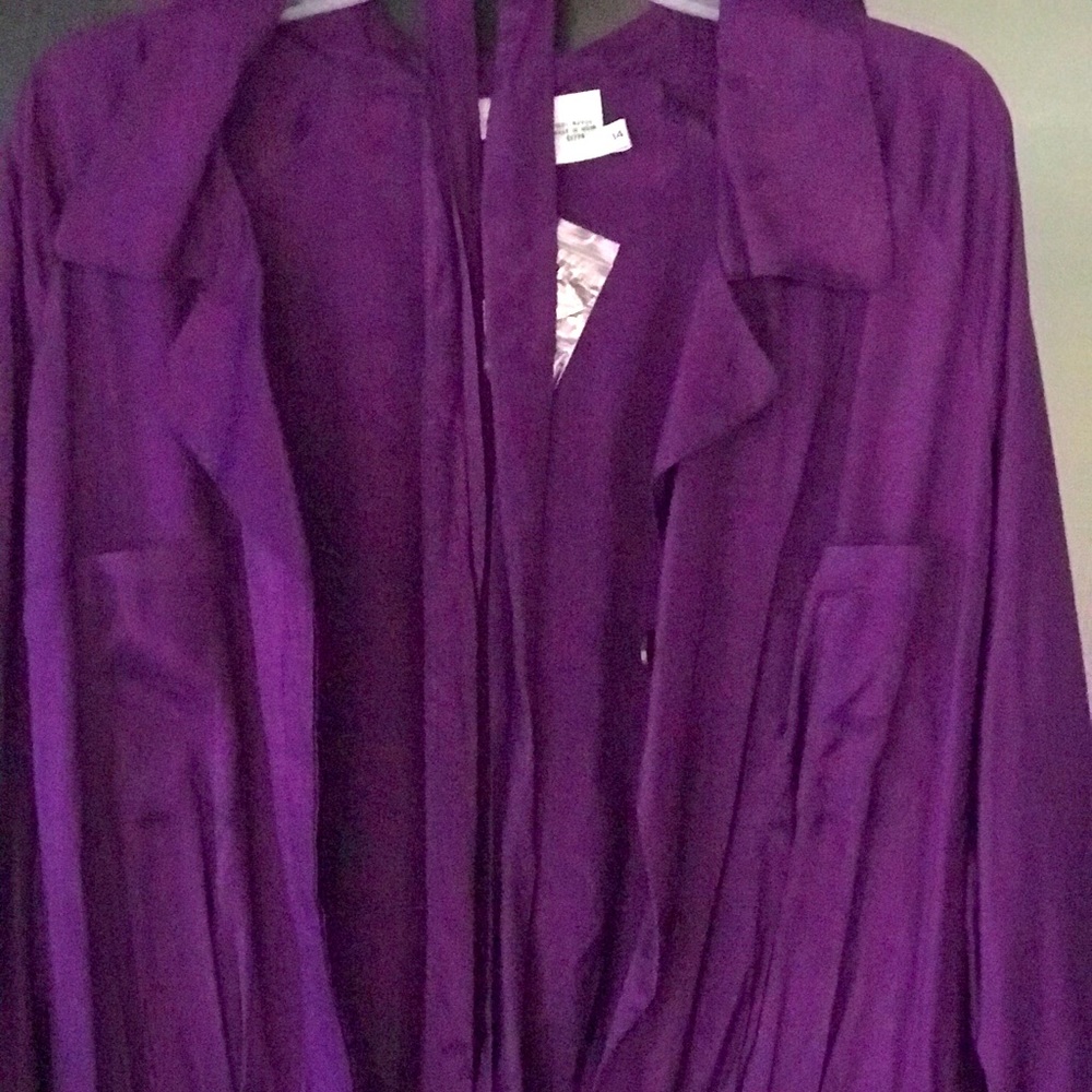 Newport News jumpsuit. Color Deep Purple 14